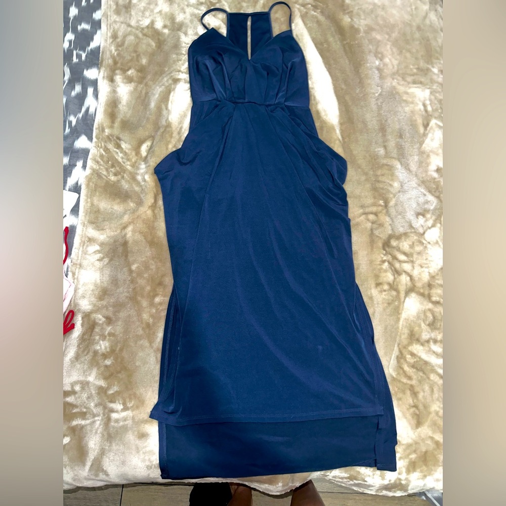 BCBG Navy blue maxi/midi dress